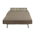 thumbnail image 3 of Cortesi Home Savion Taupe Convertible Accent Chair Bed, 3 of 3