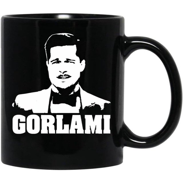 Inglorious Basterds Aldo Raine Gorlami Black Coffee Mug, Gift Coffee Mug