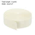 thumbnail image 2 of Banda Elástica de Sarga Uxcell de Doble Cara, 1 Rollo de Cinta Elástica Plana para Coser Cintura, Blanco Crema, 1.2 Pulgadas x 4 Yardas, 2 of 5