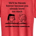 thumbnail image 3 of Peanuts - Friends Forever - Women's Short Sleeve Graphic T-Shirt, 3 of 6