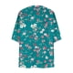 thumbnail image 4 of Cárdigan de manga larga para mujer, blusa informal estampada con bolsillo, abrigo tipo cárdigan para mujer, 4 of 5