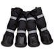 thumbnail image 1 of Zhuge Botas para perros para exteriores, zapatos de invierno para perros, antideslizantes, para nieve y lluvia (negro, M, 4 piezas), 1 of 4