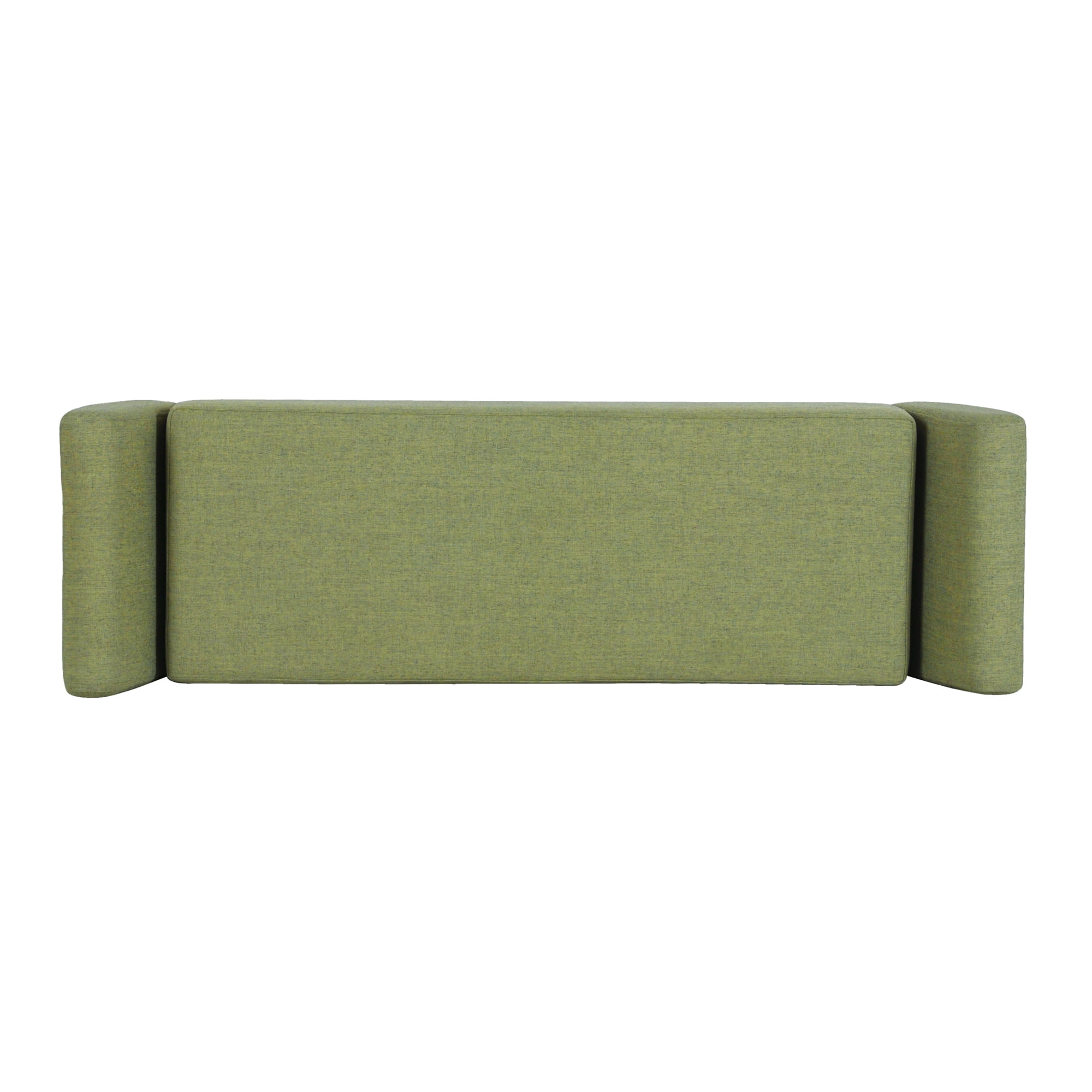 HomePop Modern Storage Bench, 60"W x 18"D x 21"H, Olive Green