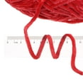 thumbnail image 6 of Uxcell 2Pcs Velvet Yarn Chenille Yarn 2x100g/7.1oz 174 Yards Total Length Super Bulky Polyester Soft Blanket Yarn Red, 6 of 7