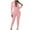 Pink, variant on LYXSSBYX Jumpsuits for Women Dressy Women's Summer Casual Sexy V-neck Jumpsuit Waistband Slimming Jumpsuit
