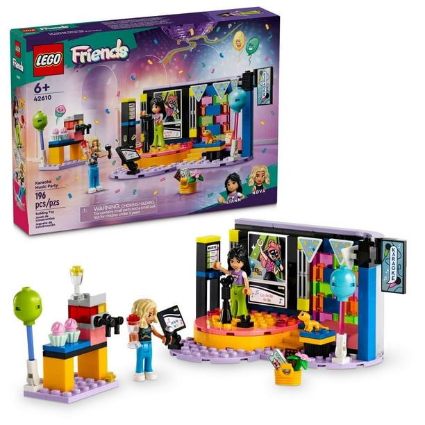 LEGO Friends Karaoke Music Party Set, Pretend Play Toy for Kids