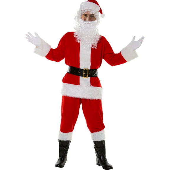 Christmas Season Santa Claus Adult's Costume One Size