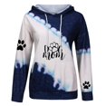 thumbnail image 4 of Essentials Hoodie for Women Long Sleeve Cute Dog Print Hooded Sweatshirt Fall Fashion Casual Pullover Tops 2025 Winter Clothes, 4 of 4