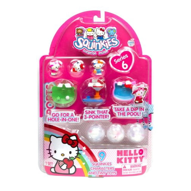 Squinkies Blip Hello Kitty Bubble Pack - Serie 6 - Deportes con juguetes pequeños Blip Toys - Import 37815