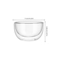 thumbnail image 2 of 1pc para el tazón de helado doméstico tazón de alimentos tazón de fideos (color transparente), 2 of 6