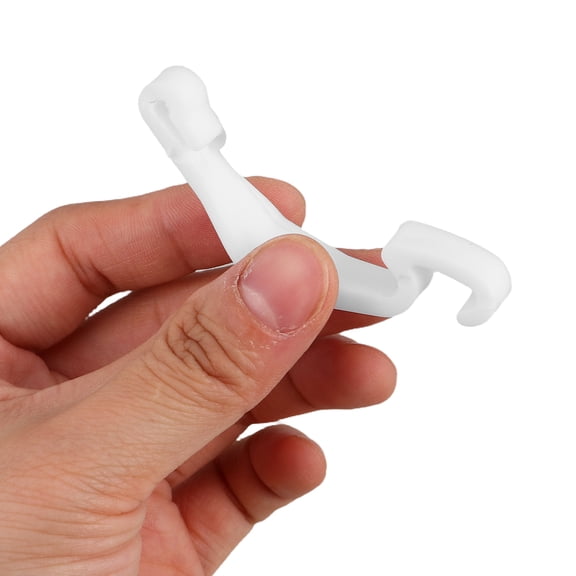 MEIBUTYUP 20-Pack White Hamster Cage Clips Detachable Buckles for Small Animal Cages and Pet Accessories