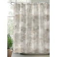 thumbnail image 3 of Brown Gray Bathroom Curtain 72 Inch Shower Curtain with Hooks, Abstract Modern Street Painting Art Ombre Waterproof Polyester Bath Curtain Washable Bathtub Curtain 60''x 72'', 3 of 6
