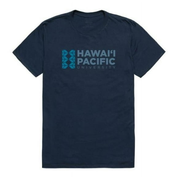 Hawaii Pacific University Sharks Institutional T-Shirt, Navy - Small