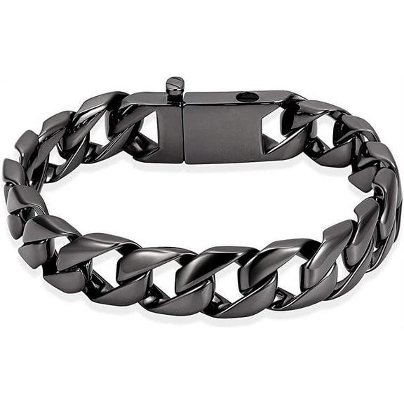 Cuban Link Bracelet Cremation Bracelet for Ashes Men Memorial Jewelry Stainless Steel Hand Chain Personalized Customization Keepsake - 20CM/22CM/24CM