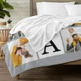 thumbnail image 2 of AISENIN Personalized Fathers Day Blanket Papa Gifts Customized Blankets with Photos Personalized Throw Blanket Custom Picture Blankets Fathers Day Birthday Gifts for Papa, 2 of 5