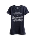 thumbnail image 1 of Thread Tank Smooth As Tennessee Whiskey Women's Fashion Relaxed Crewneck T-Shirt Tee Heather Navy Medium, 1 of 1