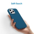 thumbnail image 4 of JETech Silicone Case Compatible with iPhone 13 Pro 6.1-Inch, Silky-Soft Touch Full-Body Protective Phone Case, Shockproof Cover with Microfiber Lining (Teal), 4 of 7