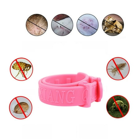 SUPERHOMUSE Pets Flea Prevention Collars Hypoallergenic Adjustable Collar for Dogs Puppy and (Best Way To Treat Fleas On Puppies)