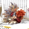 thumbnail image 5 of Wedding Bouquets for Bride, Artificial Rose Bridal Bouquets for Bride, Flower Bouquet for Wedding, Bridesmaid Bouquets with Silk Ribbon, Valentine's Day, Home Decor, 5 of 9
