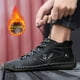 thumbnail image 4 of Botas cortas de punta alta hechas a mano para hombre, botas para exteriores con forro polar, talla grande, 4 of 6
