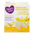 thumbnail image 1 of Galletas de arroz jazmín Parent's Choice plátano 50 g, 1 of 4