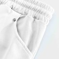 thumbnail image 5 of Ohufall Men's Casual Pants Plus Size Comfy Relaxed Fit Elastic Waist Drawstring Trousers Fashion Solid Pocket Straight Leg Pants, 5 of 8