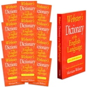 Websters Dictionary 2026 Set for Students - Complete Reference Book Bundle of 12 Mini Dictionaries for Libraries, More | Classroom Dictionary Set