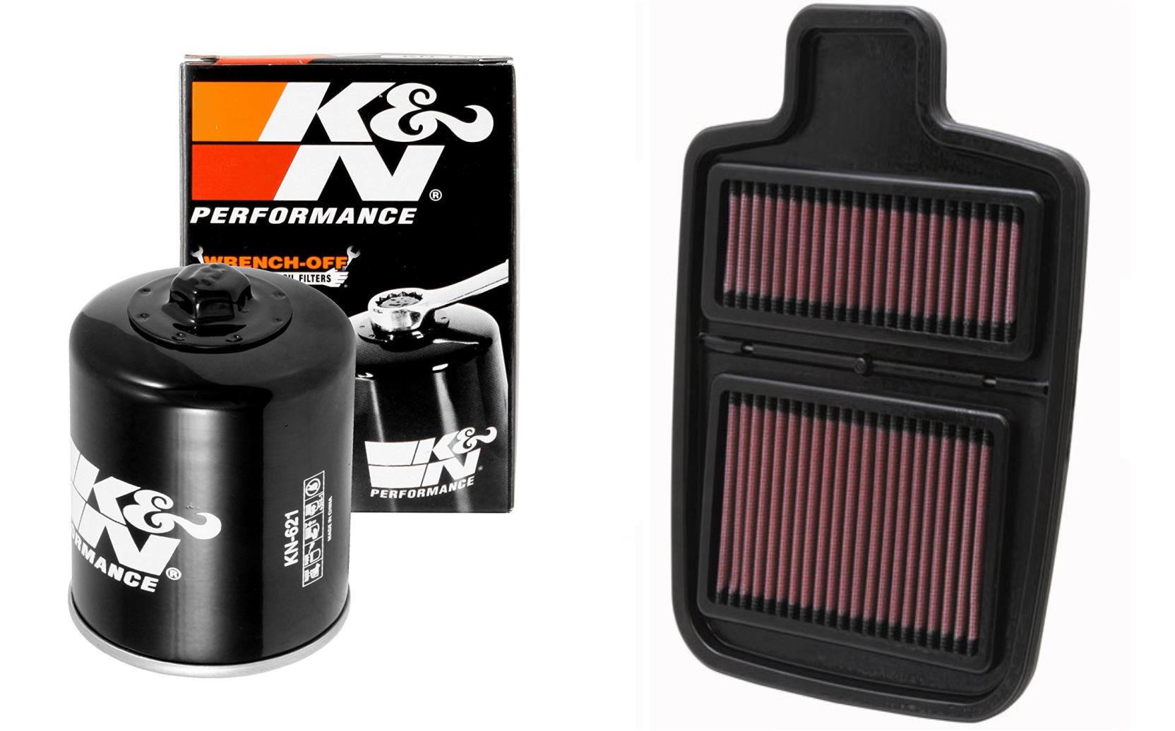 K&N Air and Oil Filter Black Kit for ATV/UTV ARCTIC CAT 700 H1 TRV EFI