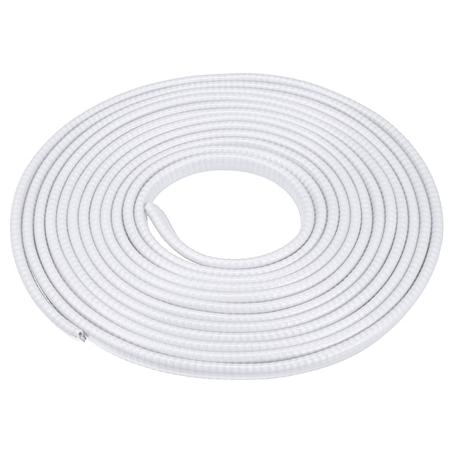 Protector de Borde de Puerta de Coche Unique Bargains Goma en Forma de U 20 pies Blanco