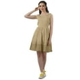 thumbnail image 2 of Moomaya Womens Vintage Style Lace Dress Solid Women Casual Summer Mini Dress, 2 of 5