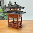 thumbnail image 4 of MRLESS Miniature Asian Pavilion Statue for Zen Garden Decor, Small Landscape Ornament, Dollhouse Accessories and Tabletop Decoration, 4 of 9