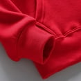 thumbnail image 3 of Boys Sweatshirts Kids Clothing Solid Patchwork Thick Hooded Pullover Boy Hoodie Warm Winter Top, 3 of 6