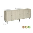 thumbnail image 5 of Taran Designs Renith 6-door Solid Wood Sideboard, 5 of 10