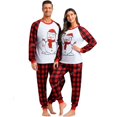 thumbnail image 1 of Pijamas navideños Conjuntos de ropa de dormir familiar Pijamas a cuadros navideños Pijamas para parejas Disfraces navideños para hombres y mujeres Rojo Verde XS -XXXL, 1 of 4
