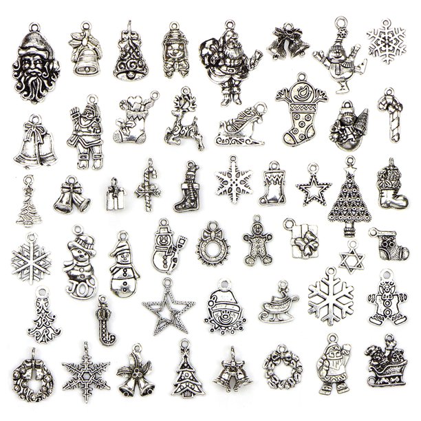 Accesorios para colgantes de aleaciAccesorios para manualidades DIY, accesorios colgantes DIY de aleación antigua de plata profunda, para joyería DIY, decoración de ropa para el hogar LHCER NO