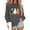Grey, variant on Gunia Halloween Ghost Sweatshirt Women Pumpkin Animal Print Pullover Hoodless Sweatshirt Long Sleeve Casual Crewneck Fall Tops Fashion Clothes Beige S-2Xl
