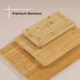 thumbnail image 4 of Juego de Tablas de Cortar JoyJolt JKT15130 de Bambú con Ranura para Jugos 3 Piezas, 4 of 5