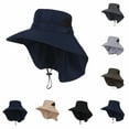 thumbnail image 4 of Moocorvic Fishing Hat Sun Cap with Sun Protection and Neck Flap, Breathable Motorcycle Cycling Hats for Man and Women, 4 of 4