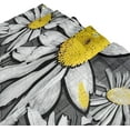 thumbnail image 3 of FREEAMG Daisy Pattern Shower Curtains Waterproof Fabric Shower Curtain Bathroom Decoration with Hooks Washable Bathroom Shower Curtains 60x72 Inch, 3 of 6
