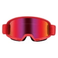 thumbnail image 2 of iXS Hack Goggles with Crimson Mirror and Clear lens, Standard Size, Red, 2 of 2