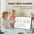 thumbnail image 4 of Jazeyeah 15.6" Smart 2026 Digital Family Calendar Wall Planner,Voice Message Feature ,Touchscreen Interactive Display for Family Schedules, Achievement Rewards, Meal Planning,Digital Picture Frame, 4 of 11
