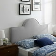 thumbnail image 6 of Modway Dawn Twin Performance Velvet Headboard in Light Gray, 6 of 6