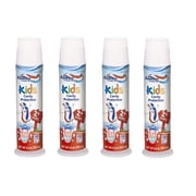 (4 pack) (4 Pack) Aquafresh Fluoride Toothpaste Kids Cavity Protection Bubble Mint, 4.6 OZ