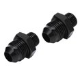 thumbnail image 4 of 2pcs Fuel Line Fitting ORB 6 to AN8 High Strength Black 6061 T6 Aluminum for Most Fluids, 4 of 4