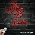 thumbnail image 2 of Craftnamesign Custom Ballerina Dance Metal Line Art LED Light, Custom Girl Ballet Dancing Name Sign, 2 of 5