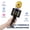 Black & Gold, variant on Wireless Karaoke Microphone Speaker with Stereo Sound & LED Lights, Portable Bluetooth Singing Mic for Home Karaoke, Camping & Party Fun, Silver