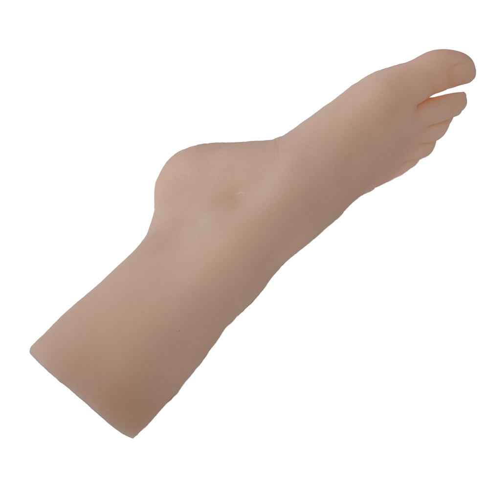 INTSUPERMAI Pair Silicone Female Feet – Realistic Half Body Mannequin Legs For Display