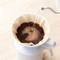 thumbnail image 2 of Handmade Pour Over Ceramic Coffee Dripper - Authentic Brewing Experience for Camping, Office, and Home.,White, 2 of 7