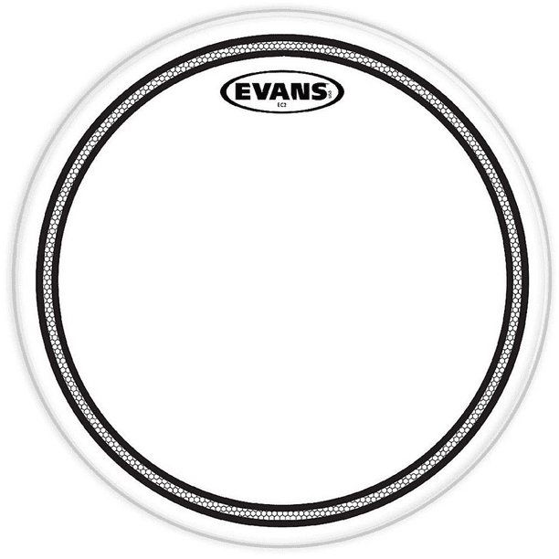 Parche Evans B18ec2s 18 Pulgadas Transparente Tom Batería Evans B18EC2S