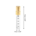 thumbnail image 4 of Unique Bargains Elegant Cylindrical Perfume Bottle for Bathroom 1 Pc Gold Tone oz 0.16, 4 of 6